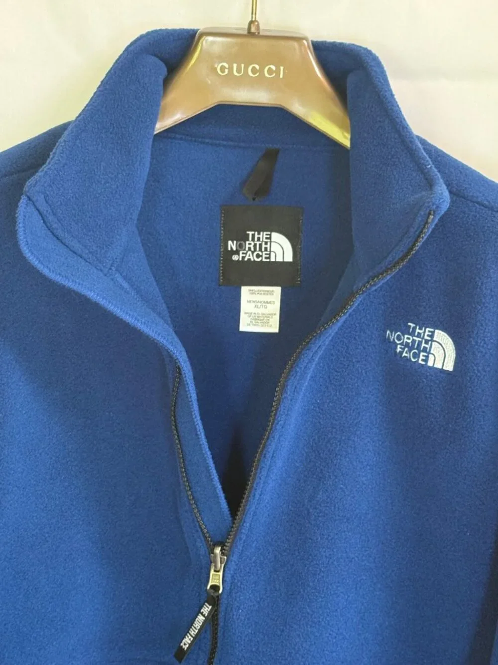 NWT The North Face Men's M Tatimi Blue Fleece Jacket - Blue Ribbon - Size XL